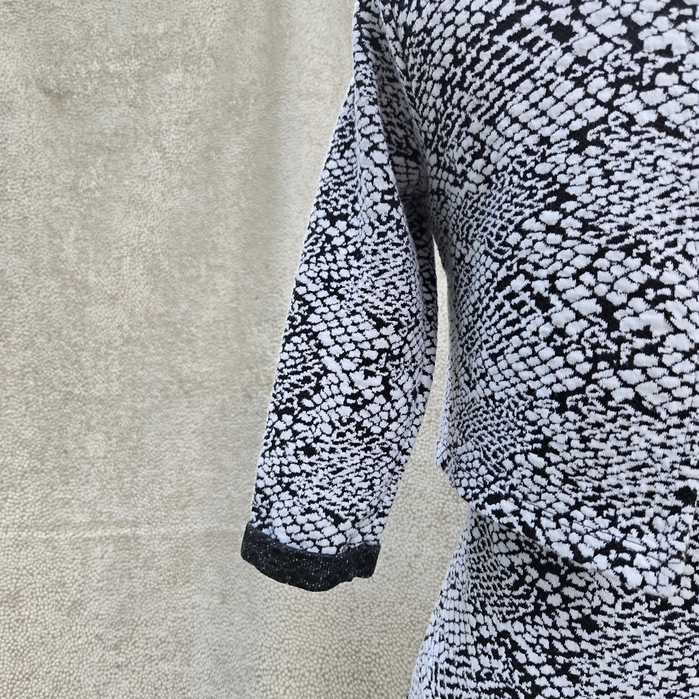 Groggi By Jbc Chic Monochrome Long‎ Sleeve Dress - Picture 4 of 12